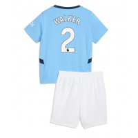 Dječji Nogometni Dres Manchester City Kyle Walker #2 Domaci 2024-25 Kratak Rukav (+ Kratke hlače)